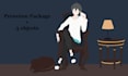 draw your character in lineless, flat color, vector style