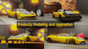 do product 3d modeling, animation video