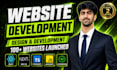 do ai website development, full stack developer, frontend backend developer