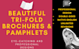 create a beautiful and professional tri fold brochure