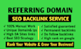 build HQ referring unique domains SEO backlinks for google ranking