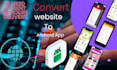 convert your website to a dynamic android app
