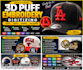 3d puff embroidery digitizing hat embroidery design dst pes
