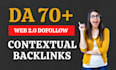 high quality contextual seo dofollow authority backlinks
