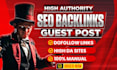 write and publish high da guest post with dofollow SEO backlinks for ranking