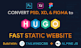 build static website with hugo using tailwindcss