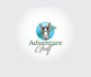 design modern adventure golf logo