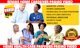 do senior care or health care or home caregiver promo video