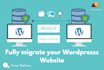 migrate wordpress website from one to another hosting