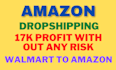 do walmart to amazon dropshipping