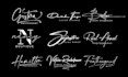 design handwritten, signature, cursive logo