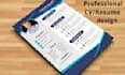 do professional cv design
