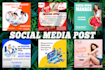 design  creative social media posts