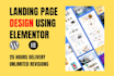 create your modern landing page and squeeze page with wordpress