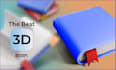 make 3d icons and 3d objects with a professional look