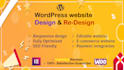do wordpress website design, wordpress customization