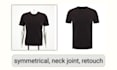 do symmetrical, ghost mannequin, neck joint with the best quality
