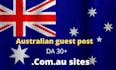 provide australian au sites for guest posting