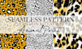 make seamless animal print textile pattern vector
