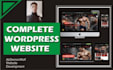 build a professional wordpress website or custom dashboard