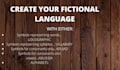 create your colang or fictional language