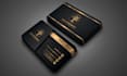 do luxury minimalist uv gloss business card design