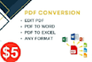 convert bank statement from PDF to excel CSV google sheets