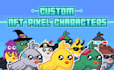 draw pixel art nft collection for you