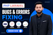 fix laravel, PHP, and react js bugs and errors in your web app