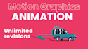 do motion graphics, logo animation and GIF animation