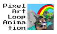 make custom pixel art loop animation or animated gif from your portrait