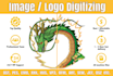 do embroidery digitizing, 3d puff, digitize logo into dst, pes, emb