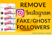 remove instagram fake, bot, and ghost followers organically