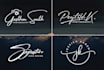 design handwriting signature photography scripted cursive logo