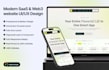 modern saas and web3 website uiux design in figma