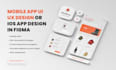 make mobile app UI UX design or IOS app design in figma