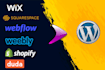 convert, clone figma, wix, webflow, squarespace to wordpress