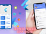 develop custom ios and android app using flutter