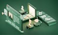 make amazing 3d illustration design for website
