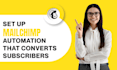 set up a high converting mailchimp customer journey email automation