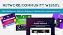 make a beautiful community website with buddypress