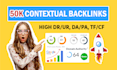 build high quality contextual SEO dofollow backlinks