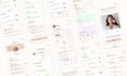 design modern mobile app UI UX in figma