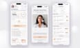 design modern mobile app UI UX in figma