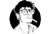 draw realistic black and white line art vector illustration