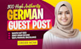 do guest post on german high da websites  do follow backlinks