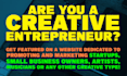 interview artists on a creative entrepreneur blog
