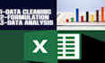 do data processing and data analysis using ms excel