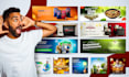 design creative website banner