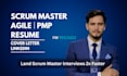 craft high impact pm, agile, scrum master resume
